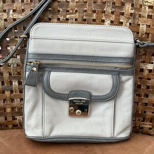 Emma Fox Two-Tone Crossbody Bag
